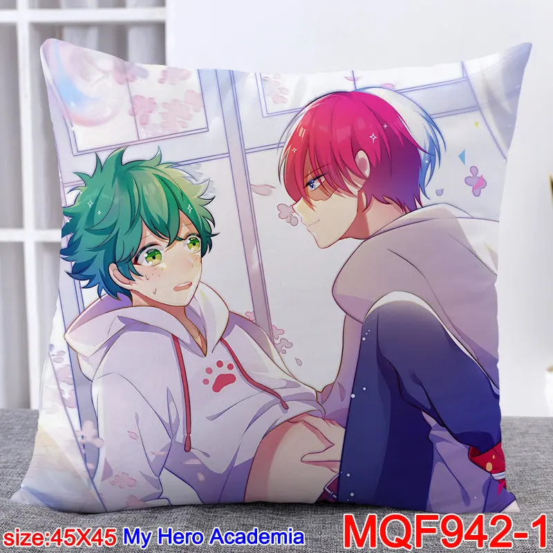 45X45 см Аниме Boku no Hero Academy наволочки Мой герой Academy Dakimakura Чехол 3D двухсторонний принт наволочка Настройка M2 - Цвет: 10