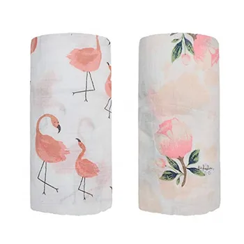 

Digital Printing Baby Muslin Swaddle Blanket baby blanket For Summer Happy flute body wrap towel organic