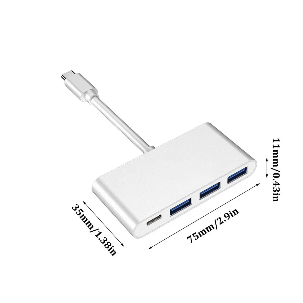3,1 USB C концентратор type C к USB 3,0 сплиттер конвертер для MacBook Pro Air портативный Hab адаптер Аксессуары для ноутбуков