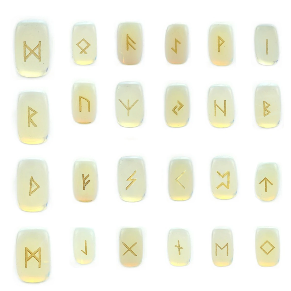 Набор из 25 натуральных лазуритов резных кристаллов рейки лечебная терапия пальмы камни гравированные древние скандинавские РУНИЧЕСКАЯ подвеска
