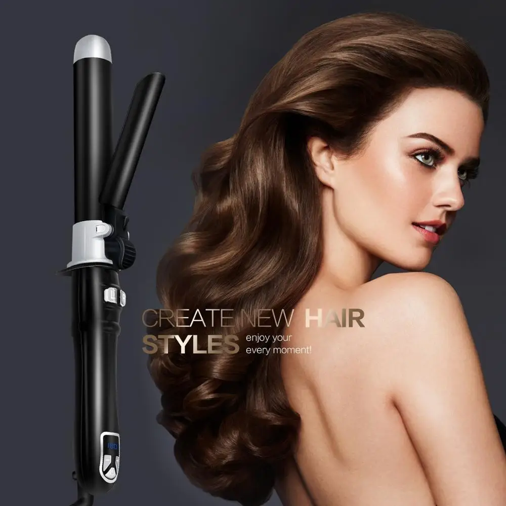 

Free shipping Hair Curling Iron Black Magic Electric Spiral Hair Curler Roller Hair Styling Tool Curling Iron Wand,110V-220 V