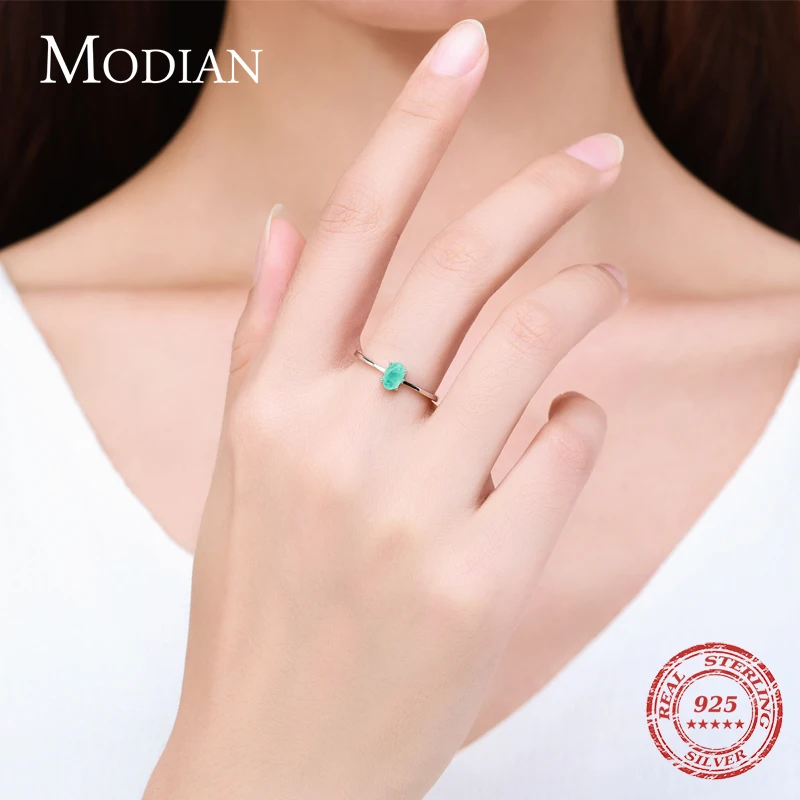 925 Sterling Silver Fashion Oval Finger Rings for Women Elegant Paraiba Tourmaline Engagement Wedding Statement Jewelry