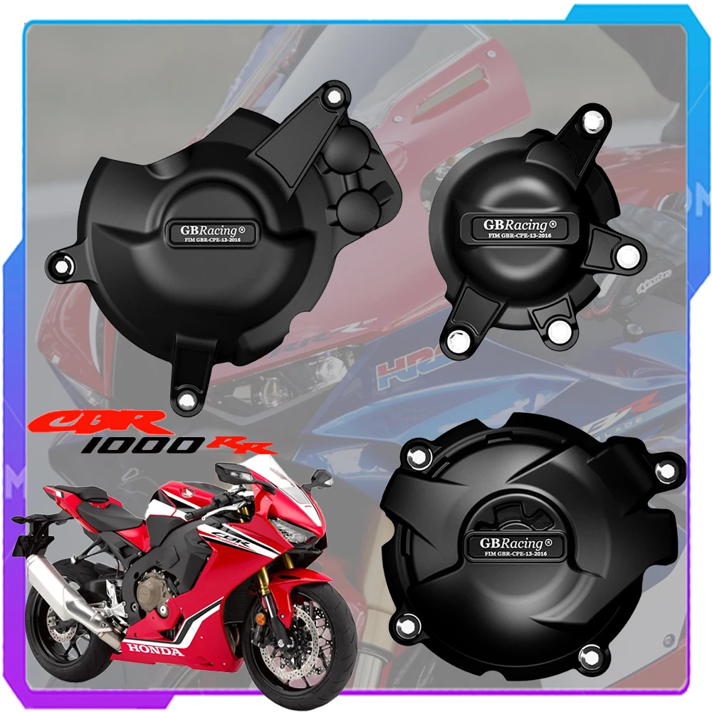 Motorcycles Engine cover Protection case for case GB Racing For HONDA CBR1000RR FIREBLADE/SP 2017-2019 Engine Covers Protectors number plate frame