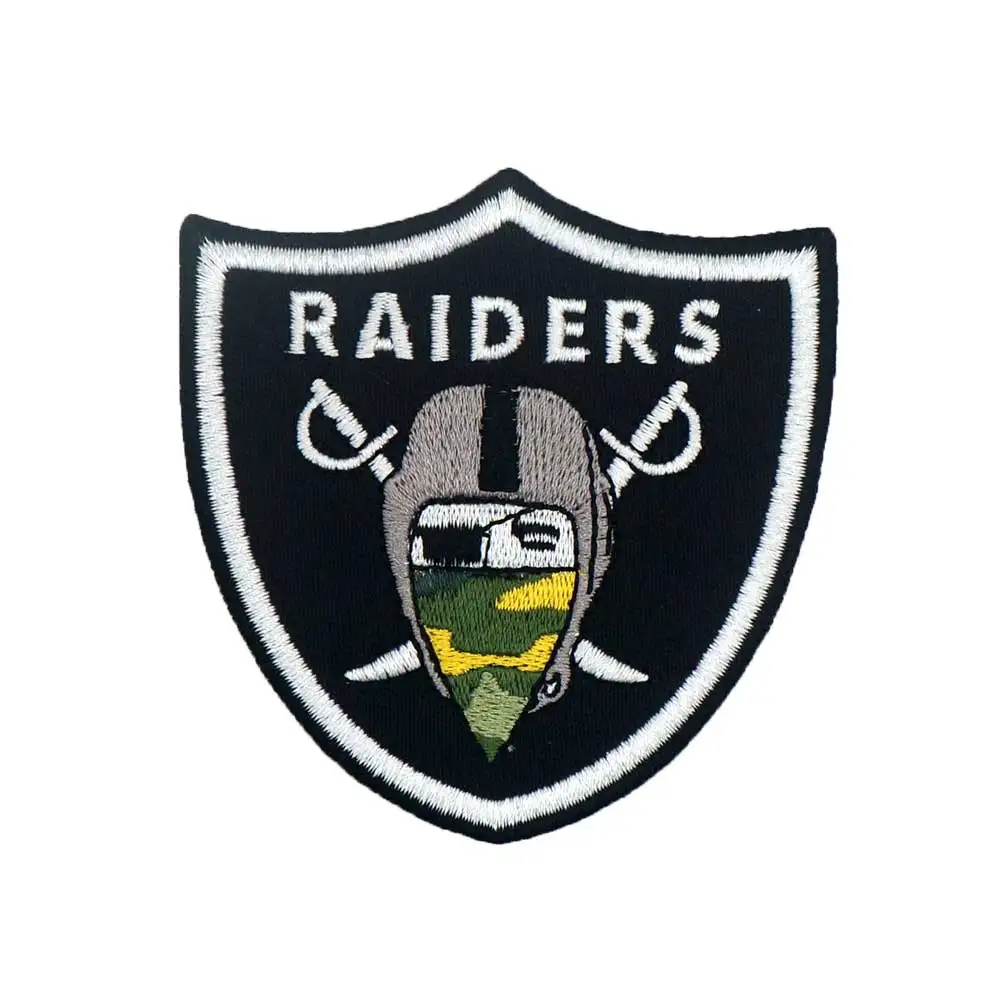 

RAIDERS Embroidered punk biker Patches Clothes Stickers Apparel 3PCS/LOT