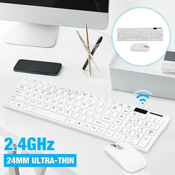 

Desktop Laptop PC Computer Keyboard Mouse Set Ultra-thin 2.4GHz Wireless Keyboard+Mouse Set for Desktop PC Laptop Computer