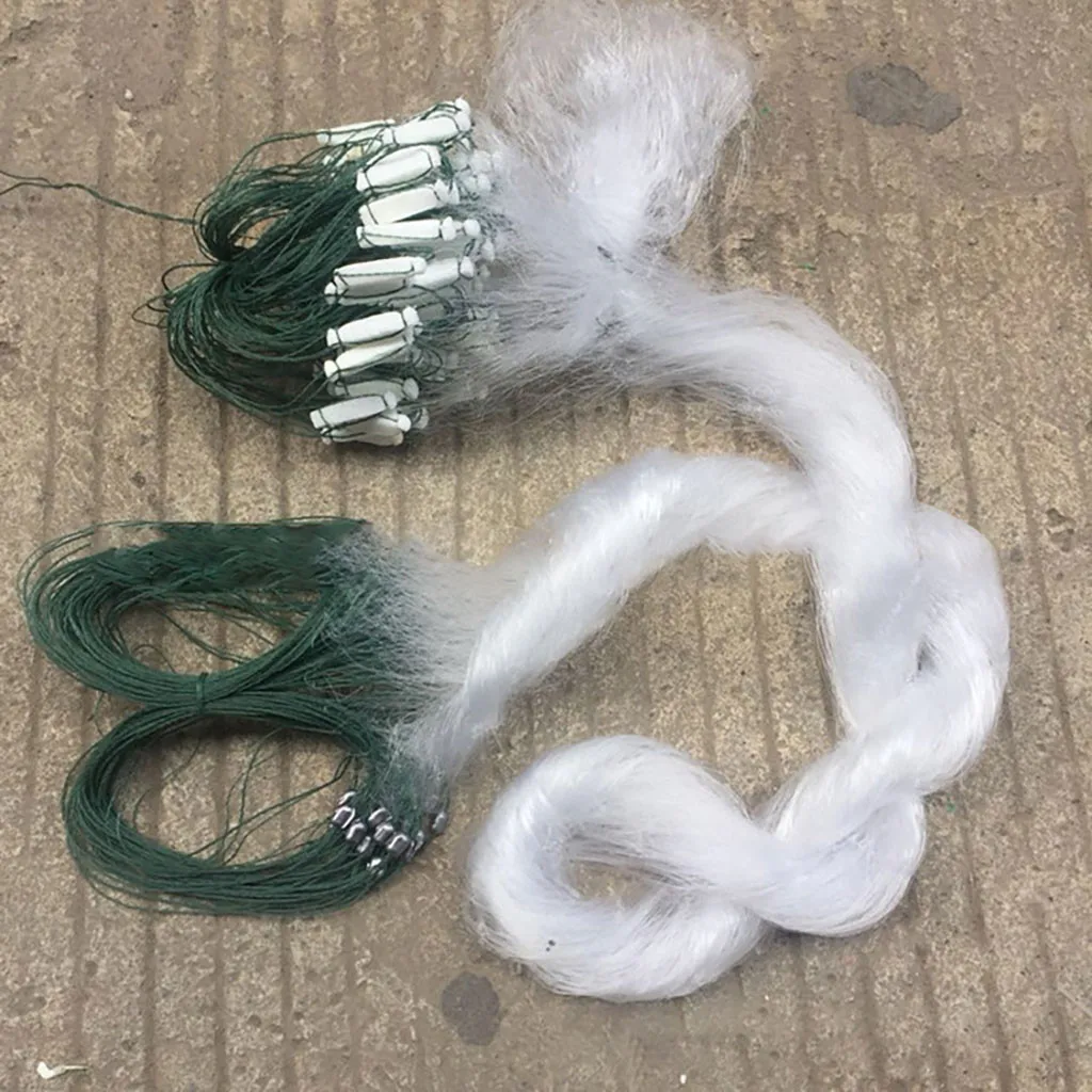 

Fishing Cage 20M Fishing Net Single Mesh Nylon Casting network Monofilament Gill Durable Float Trap everything for fishing