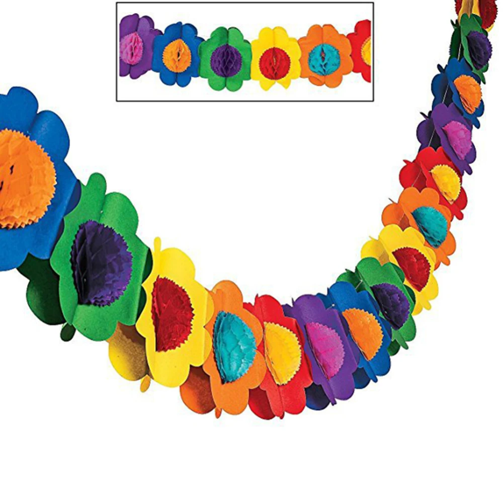 

Hawaiian Style 1 Set Happy Birthday Paper Flags Bunting Banners Letter Garlands Baby Boy&Girl Kids Birthday Party Decorations