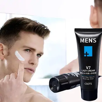 

Men BB Cream Men Moisturizing Whitening Face Cream Oil Control Shrink Pore Refreshing Natural Men's BB Cream Lazy Concealer
