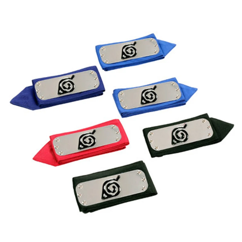 NARUTO Itachi Sasuke Kakashi Namikaze Minato Sakura Hinata Official Authorization Cosplay Ninja Headband hair bands hair band hair accessories cosplay headpiece cosplay accessories Hairwear