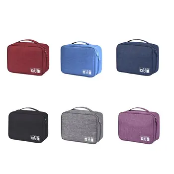 

Traveling Data Line Charger Storage Bag Organizer Electronics Accessories Storage Bag Hard Drives Case
