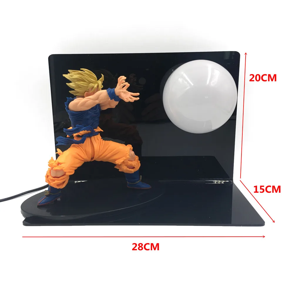 Супер Kamehameha лампа Dragon Ball Z ночник бомбы фигурки животных игрушка DBZ шар для домашнего декора освещение 110 В 220 в 230 в 240 В