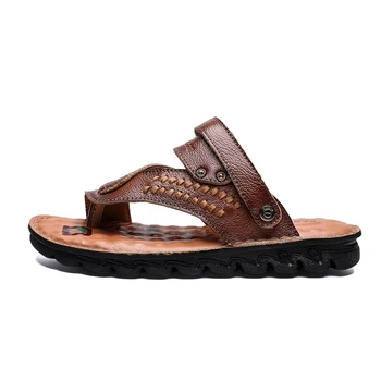 

mens sandals big breathable size de beach luxury for samool 39 leather praia summer geta s sandles sandalhas shoe walking on in