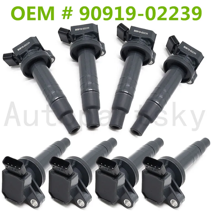 UF-247 катушки зажигания для Toyota Celica, corolla матрица MR2 1,8 90919 02239 9091902239 автомобильные катушки 90919-02239 90919-02262