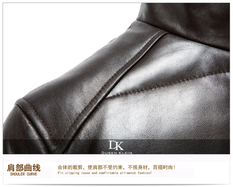 Haining, первоклассный пуховик из натуральной кожи, кожаное пальто, овечья кожа, норка, стоячий воротник, меховая одежда, мужская деловая, средней длины