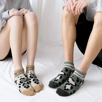 

Camouflage Sock for Woman Short Adult Ladies Soft Sox Socks Cotton Spring Female Trendy Fashion Leopard Letter Lady Calcetines