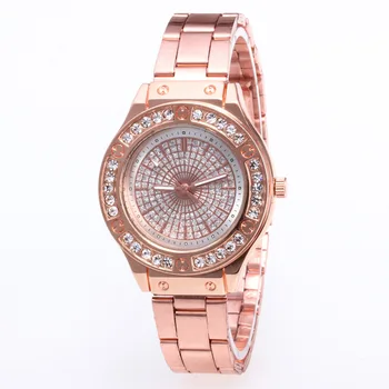 

Ebey cross-border for JOOM ladies watch popular leisure white diamond disc students quartz watch factory direct sale