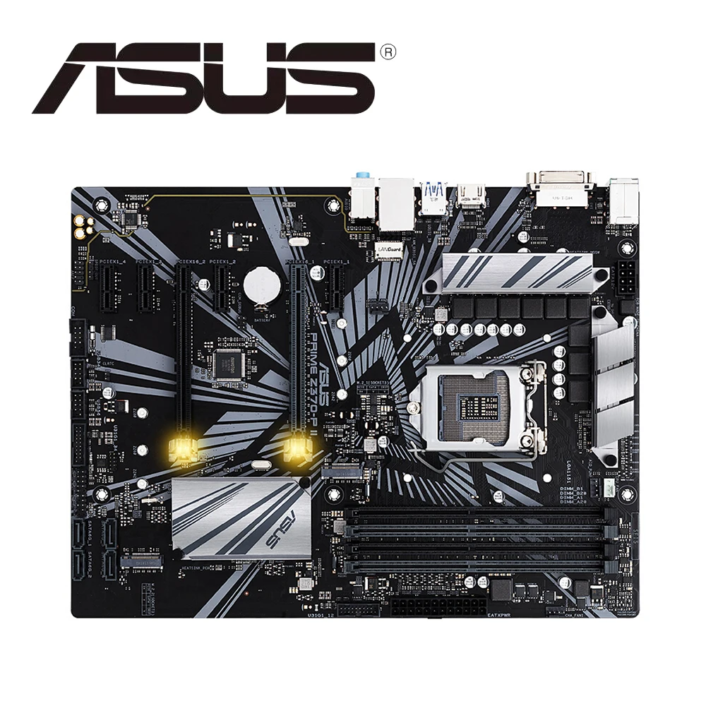

ASUS PRIME Z370-P II ATX Mainboard Z370 LGA 1151 Socket DDR4 DIMM Desktop Motherboard PCI-E 3.0 USB 3.1 DVI HDMI