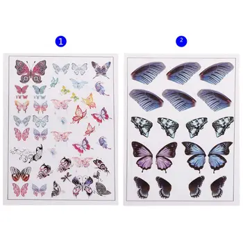 

Epoxy Epoxy Resin Materials Sheet Mold Decoration Simulated Butterfly Wings DIY Jewelry Making Crafts Colorful Filling Tools