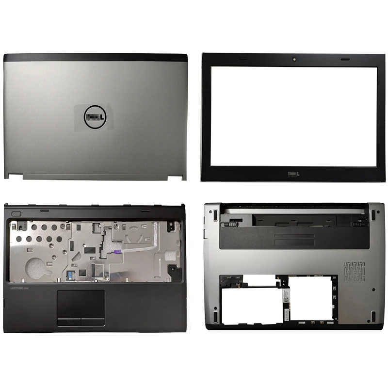 NEW For DELL Vostro V131 131 Series Laptop LCD Back Cover Front Bezel Palmrest Bottom Case A B C D Cover 0CVV8H 0P0VMJ 0855C8 designer laptop sleeve