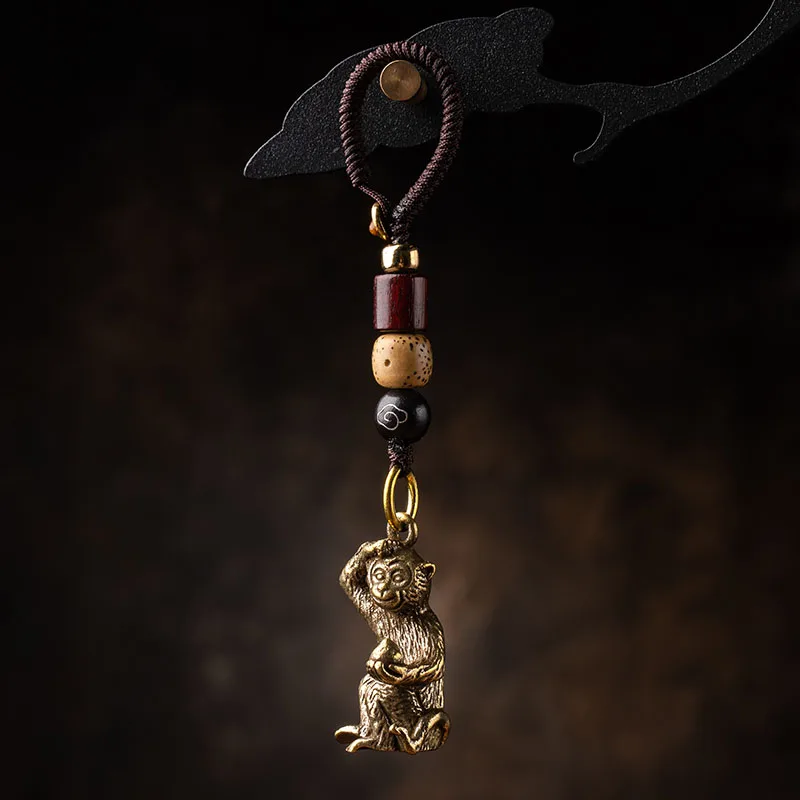 brass monkey peach pendant lanyard (7)