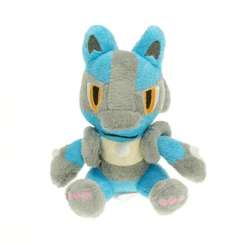 

Takara Tomy Dolls Lucario Pokemon Plush Dolll Children Birthday Gifts Soft PP Cotton Stuffec Toy Animal