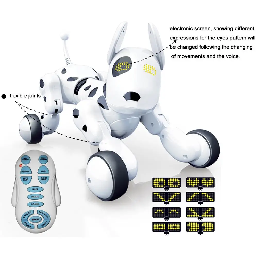 Беспроводная интеллектуальная собака, игрушка-собака Умные Электронные Домашние животные Собака детская игрушка милые животные RC умный робот подарок детский день рождения