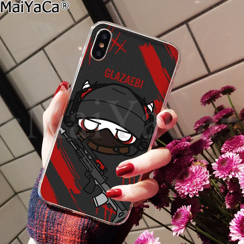 MaiYaCa Rainbow Six Siege 6 Новинка чехол для телефона Fundas чехол для iPhone 8 7 6 6S Plus 5 5S SE XR X XS MAX чехол - Цвет: A5