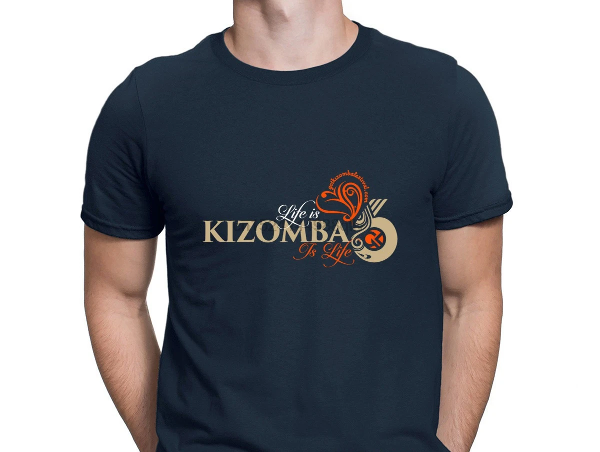 Kizomba Is Life футболки стильный летний стиль размера плюс 3xl дизайн футболка для