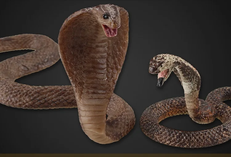 Эксклюзивная модель Viper модель Cobra King Cobra Garage Kit ползающие животные Дети Раннее Образование украшения