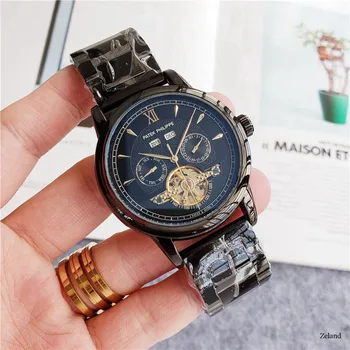 

Patek- Philippe- Datelog Series Ladies Men's Automatic Mechanical Watch Stainless Steel Waterproof Casual Watch Gift 198 Orders
