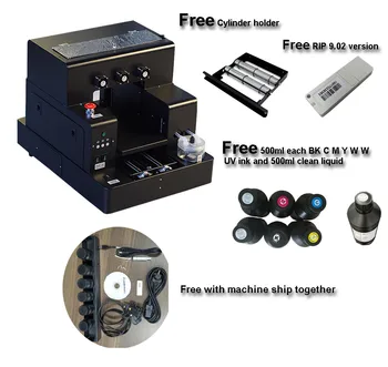 

L800 cylinder phone case uv flatbed printer A4 Size