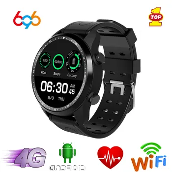 

696 KC03 4G Smart Watch GPS Android 6.0 IP67 Waterproof Smartwatch Bluetooth Wifi 1GB+16GB Watch 2.0mp Camera Smartwatch Sports