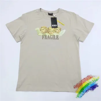 

Top quality Minga London T Shirt Men Women 1:1 Three angels print Minga London T-shirt clothes