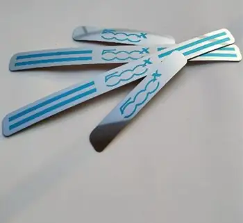 

Car Styling For Fiat 500x Accessories 2014-2019 Car Sticker Stainless Steel Door Sill Scuff Plate Door Sills Trim Protector