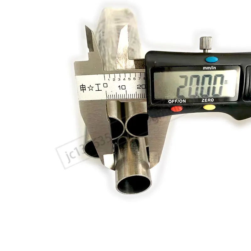 id Metal Tubo 304 Sch Std Xxs 0cr18ni9 Tubo Redondo Preciso Conector de Tubos Aço Inoxidável 20 mm de Pipe18 Mm16 Mm14 mm 12 Mm10 mm mm mm