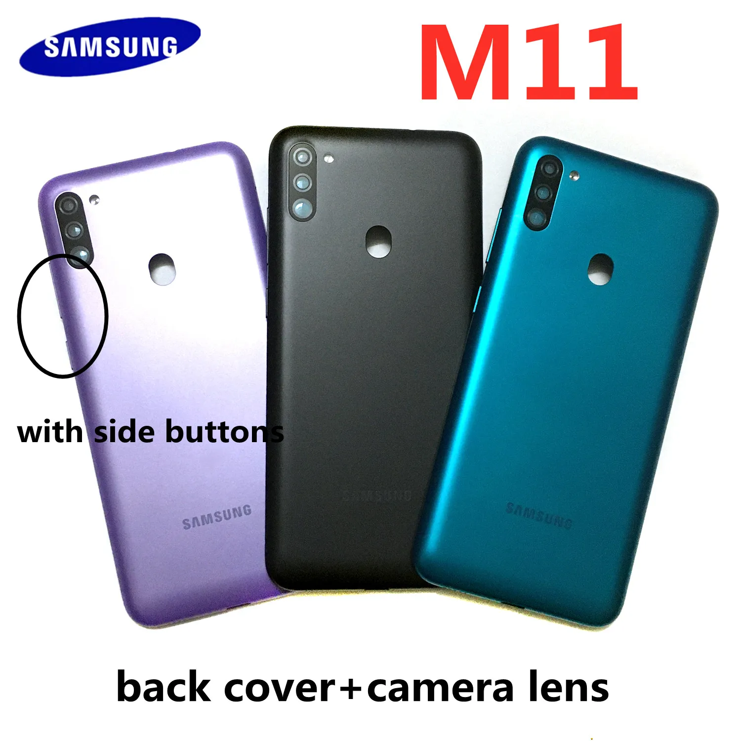 Чехол-накладка для Samsung Galaxy M11 M115 с боковыми кнопками | Мобильные телефоны и