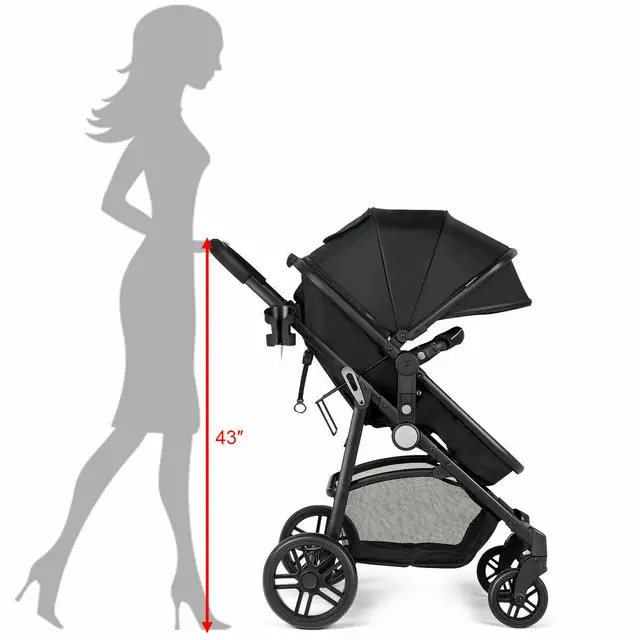Foldable Baby Stroller Kids Travel Newborn Infant Buggy Pushchair 6