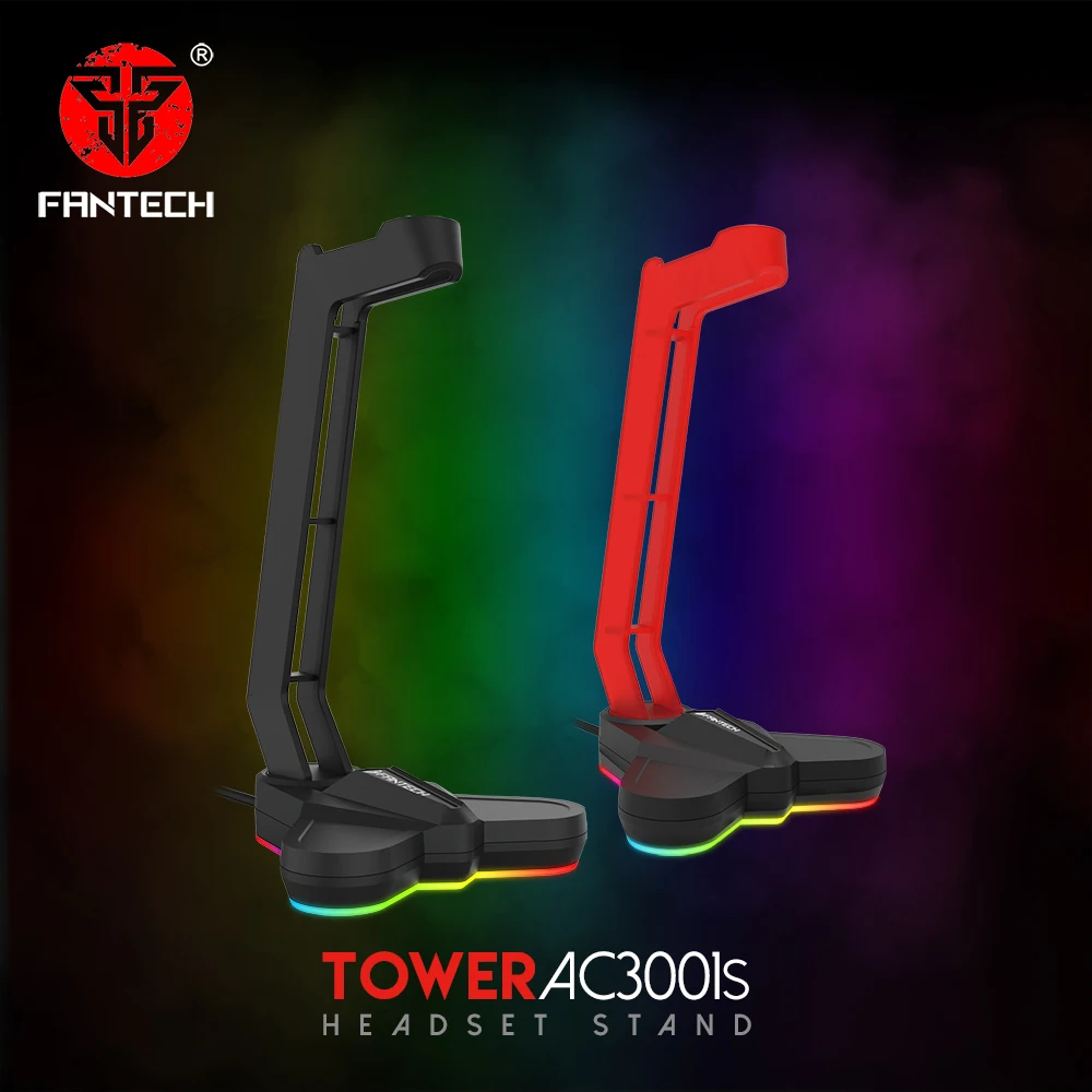 FANTECH AC3001S цветная (RGB) Подставка для наушников 14x15x26 5 см Анти скольжения