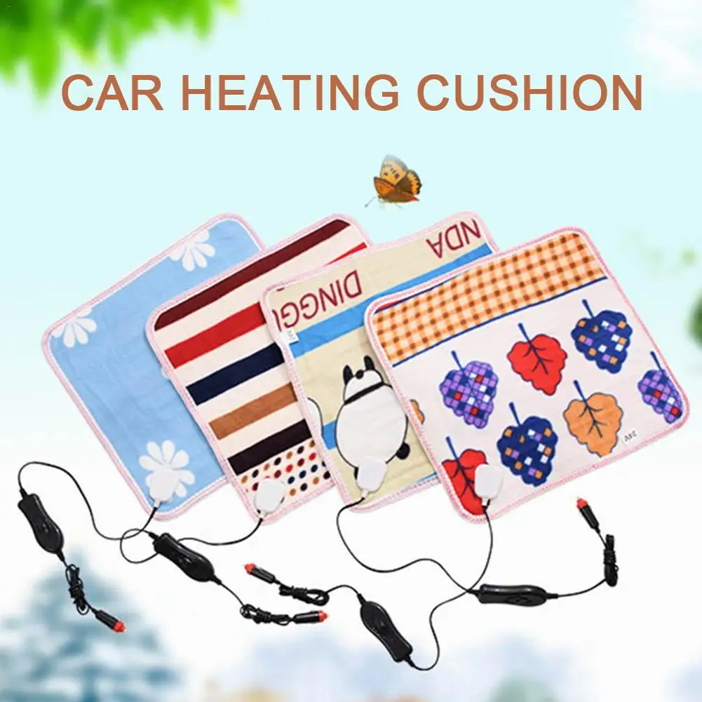 12V/24V Car Electric Heating Blanket With Cigarette Lighter Pad Winter Cushion (Color Random Delivery) | Автомобили и мотоциклы
