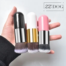 ZZDOG 1Pcs Chubby Kosmetik Werkzeuge Multifunktions Protable Make-Up Pinsel Für Lose Pulver Foundation Concealer Kompensator Werkzeug Neue