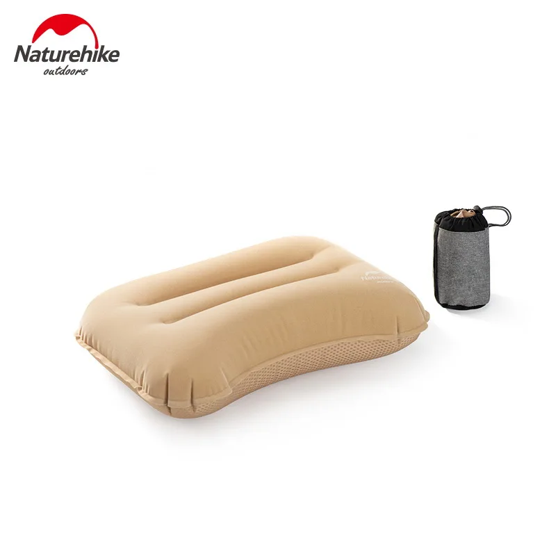 

Naturehike Camping Compressed Ultralight Folding Pillow Flocking Cloth Non-Slip Air Inflated Pillows Comfort Travel Outdoor Sap