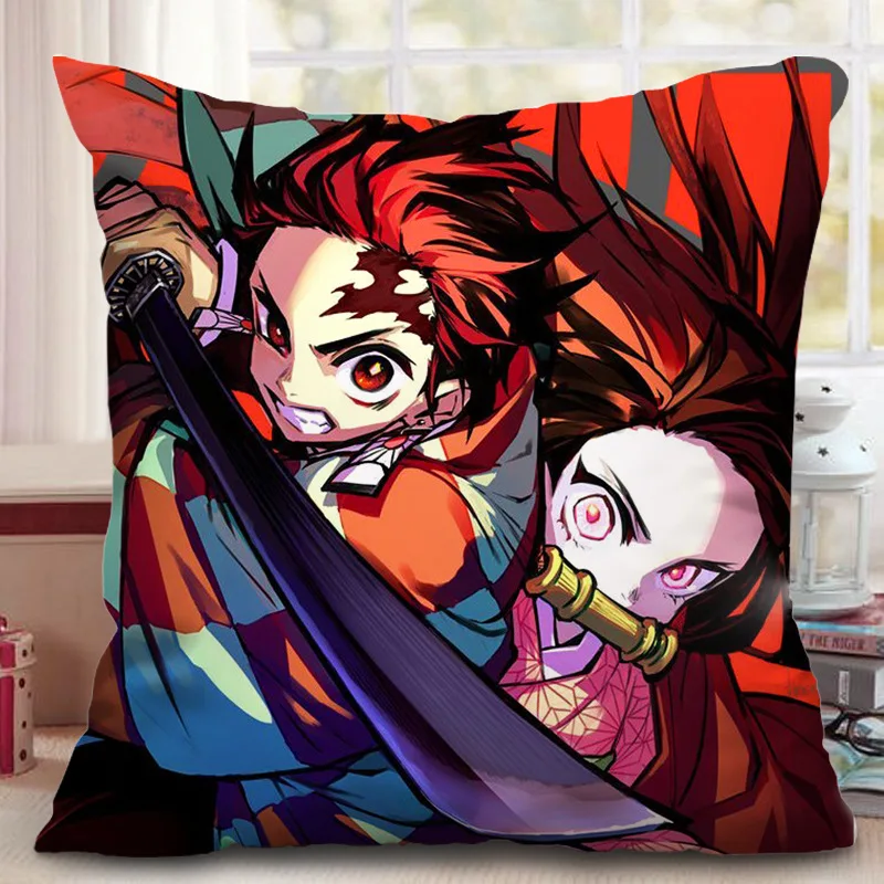 DIOCOS Demon Slayer Kimetsu no Yaiba Nezuko подушка диван в стиле аниме Подушка Рождественский подарок 40X40 см