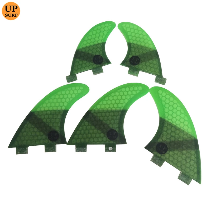 Double Tabs S/M/L+GL Quilhas Fins Double Tabs Fins Surfboard Fin Honeycomb Fibreglass 4 color