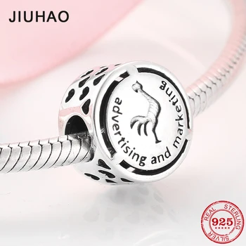 

Marketing and advertising sign charms 925 Sterling Silver Beads Fit Original Charms European Bracelets Jewelry