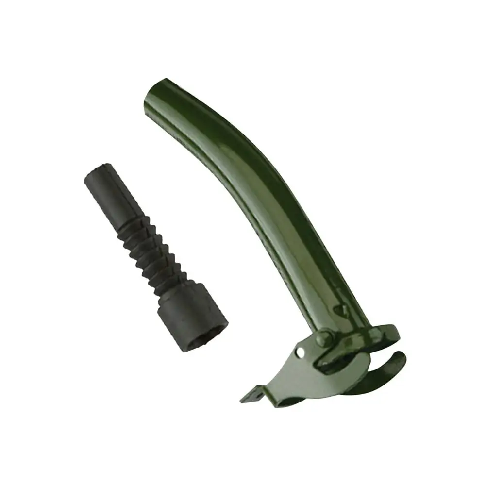 Tanica Per Carburante Tanica Per Gas Portatile Da 5,3 Galloni/20 L Con Sistema Di Beccuccio Flessibile, In Acciaio Antiruggine E Resistente Al Calore Per Attrezzature Per Auto Camion, Nero | IT - Foto 1