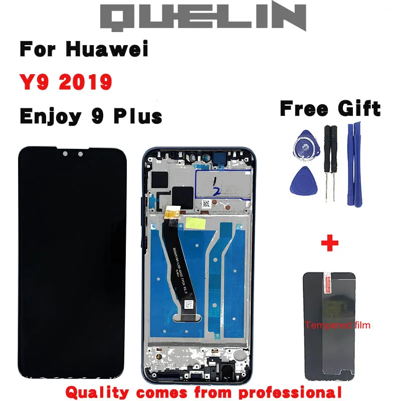 Оригинальный 6 5 &quotдля huawei Y9 2019/Enjoy 9 Plus ЖК дисплей кодирующий преобразователь