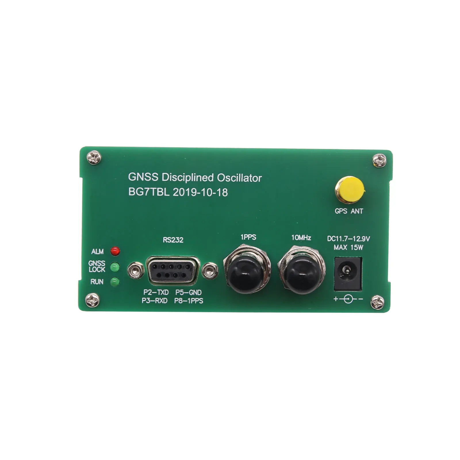 Upgraded gnssdo GNSS disciplined oscillator disciplined clock with 10mhz output Upgraded gnssdo GNSS disciplined oscillator disciplined clock with 10mhz output