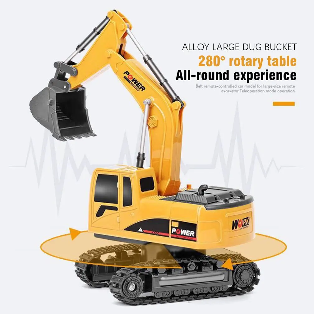 RC Simulation Toy RC Excavator Remote Control Vehicle With Light For Boys Universal Remote Control Toys Children Collection Toys RC Simulation Toy RC Excavator Remote Control Vehicle With Light For Boys Universal Remote Control Toys Children Collection Toys