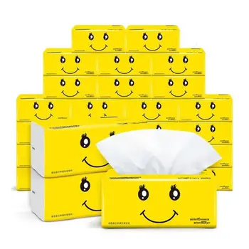 

3Bags Silky Smooth Soft Premium 3-Ply Toilet Paper Kitchen Toilet Facial Tissues Soft Absorbent Tissues Paper 100% Natural Wood