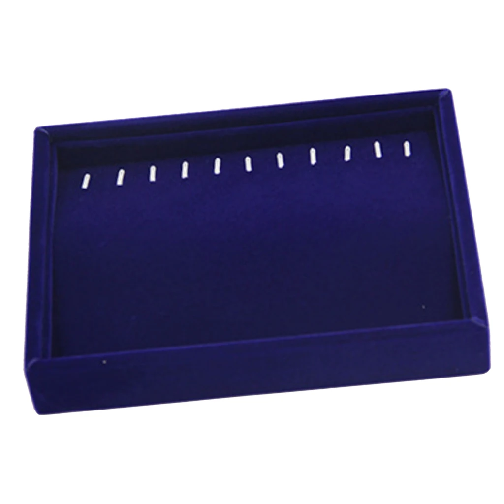 Earrings Necklace Case Jewelry Display Organizer Box Tray Showcase Holder 20 x 15 x 3cm